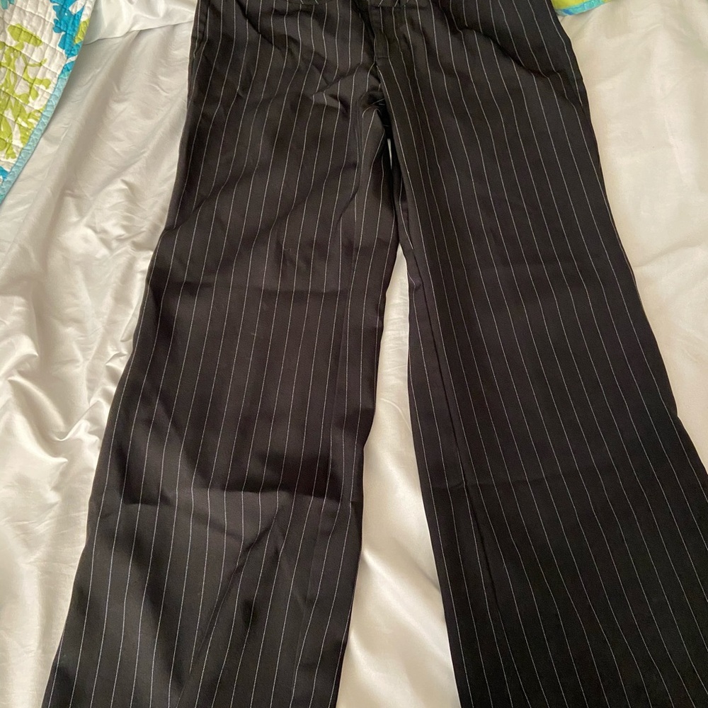 Pin striped black and white!